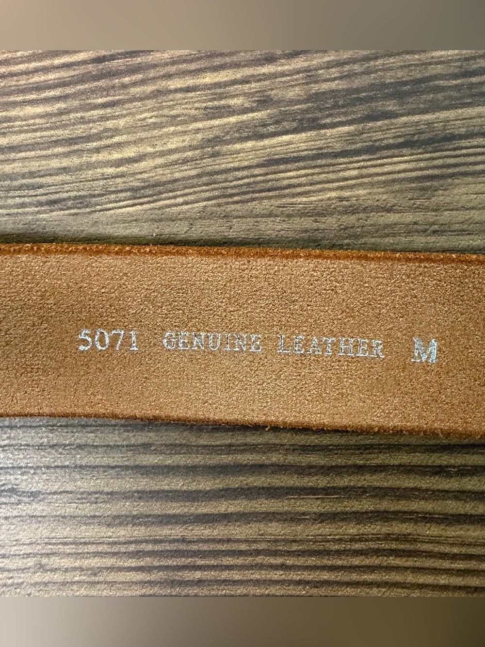NWT Genuine Leather Belt Rattan Woven Buckle Brown M - Picture 7 of 7